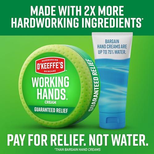 O'Keeffe's O'Keeffe's Working Hands Hand Cream for Extreme Dryness - 7 oz Tube (2 Pack) - Repairing Skincare for Cracked, Dry Hands