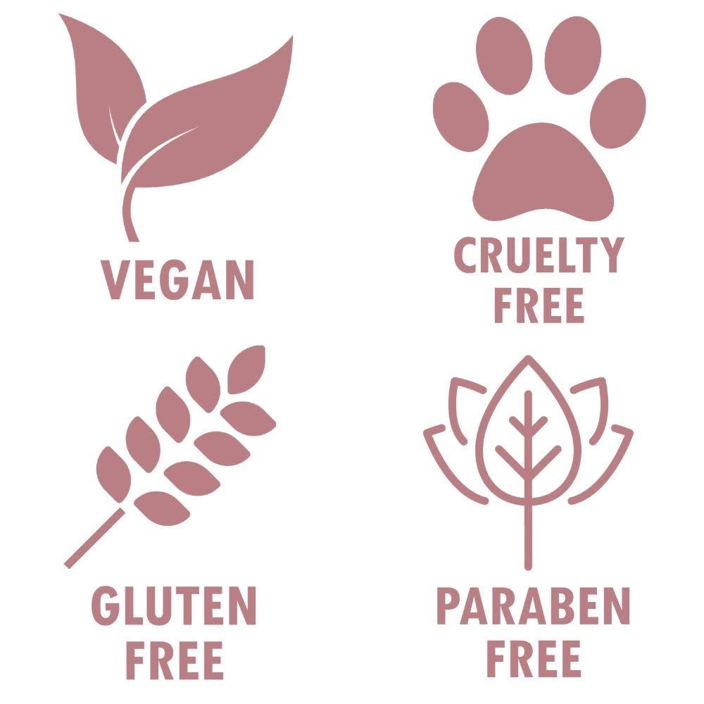 Chella Chella Good Drama Vegan Mascara and Eyebrow Pencil Bundle, Marvelous Medium Brown