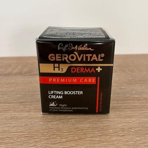 Gerovital Gerovital DERMA+ Premium Care, Intense Lift Effect Face Cream, Advanced Lifting Formula, Moisturizes, Improves Firmness & Elasticity for Mature Skin, 50 Milliliters