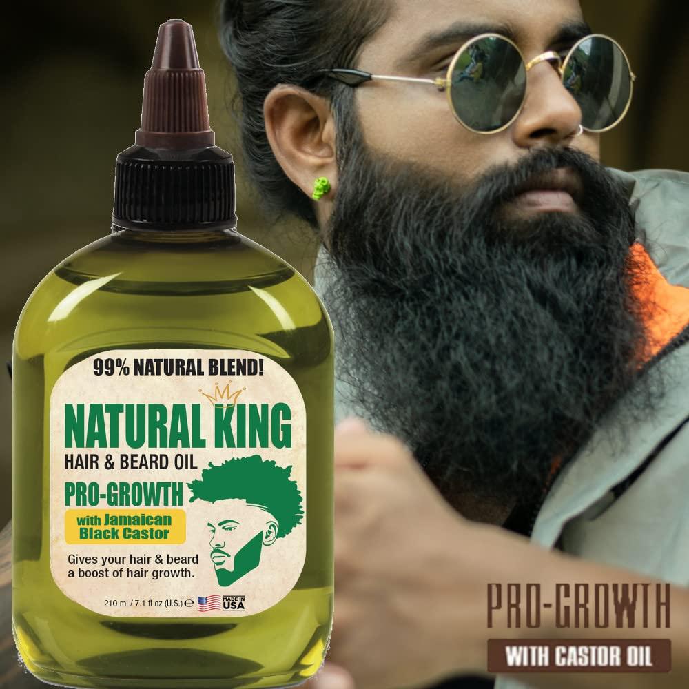 SFC SFC Natural King Pro-Growth Hair & Beard Oil with Jamaican Black Castor Oil 7.1 oz.