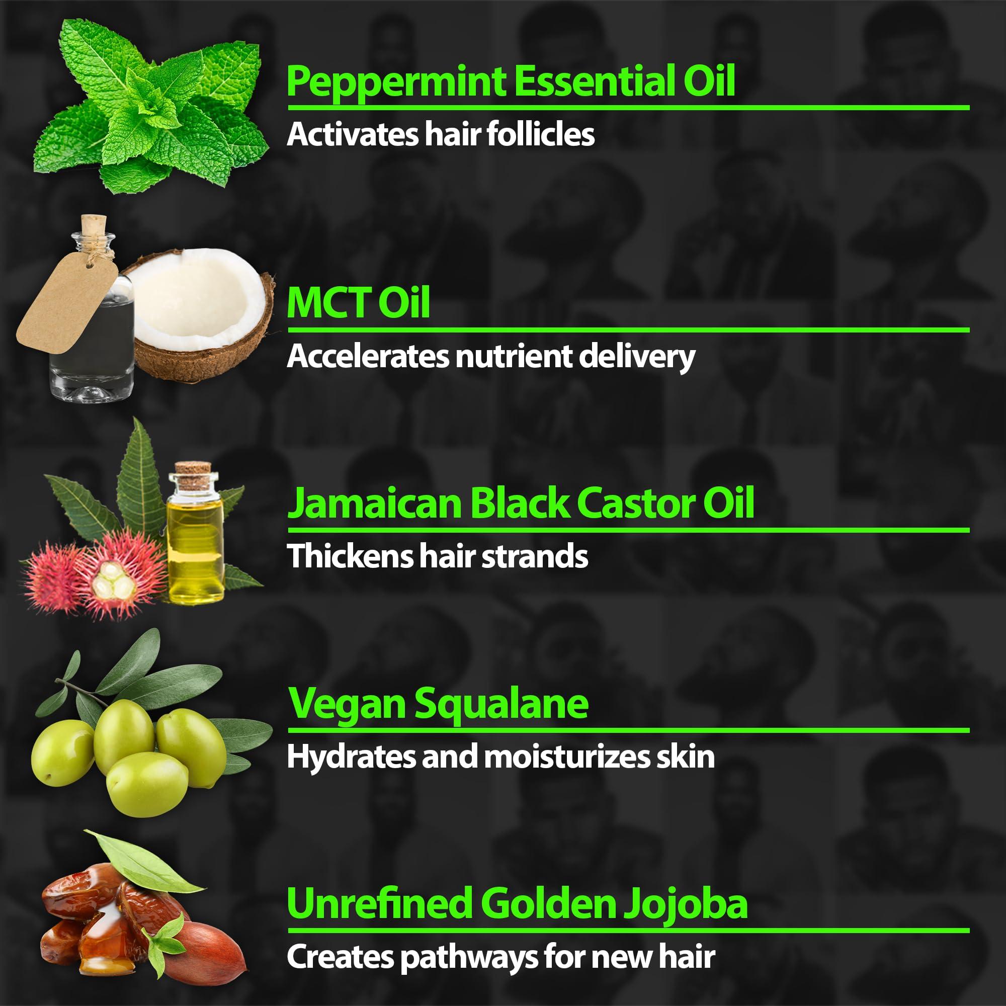 BBS BEST BEARD STUFF Beard Growth Kit w/Biotin Beard Balm for Men & Beard Conditioner for Men + Grow Beard Oil for Men + Biotin Gummies & Hair Growth Vitamins for Men USA