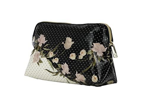 Ted Baker Ted Baker Cordell Elderflower Make Up Cosmetic Bag Case in Black, Black, Classic