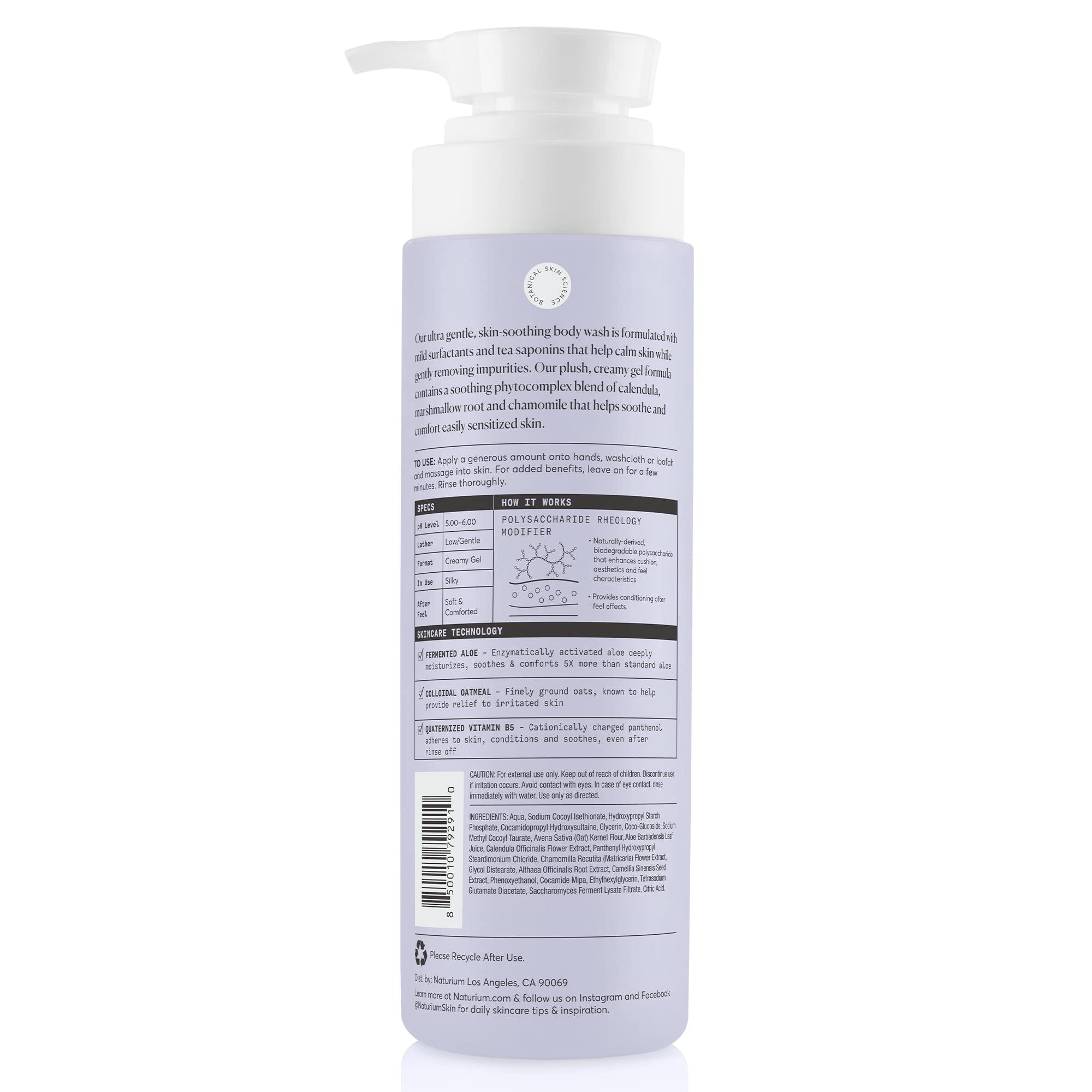 Naturium Naturium The Soother Sensitive Skin Body Wash, Gentle Skin-Soothing Formula, 16.9 oz