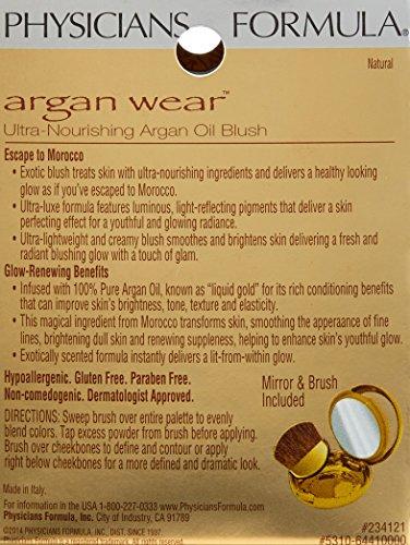 Physicians Formula Physicians Formula Argan Wear Ultra-Nourishing Argan Blush, Natural, 0.24 Ounce