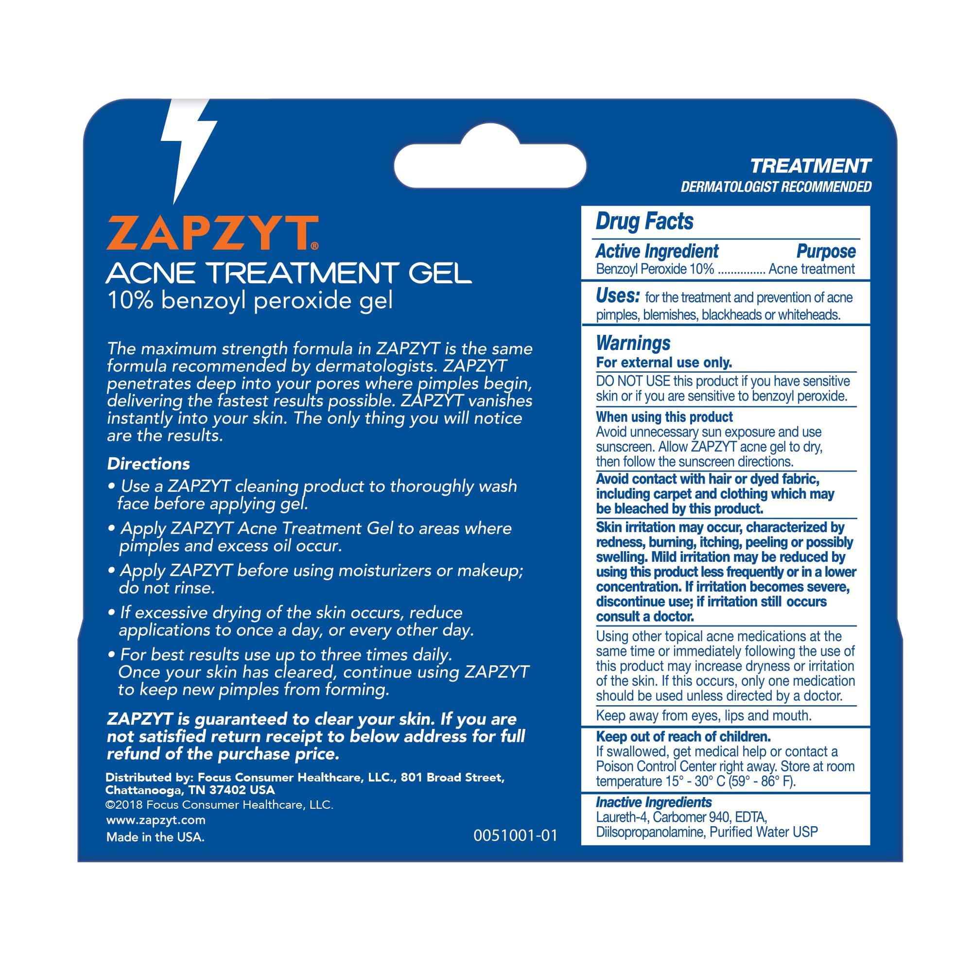 Zapzyt Zapzyt 2 Step Acne Treatment