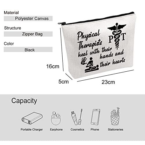 VAMSII VAMSII Physical Therapist Gift Bag Physical Therapy Gifts for Women Thank You Gifts for Physical Therapist PT Gifts (Physical Therapists heal with their hands and their hearts)