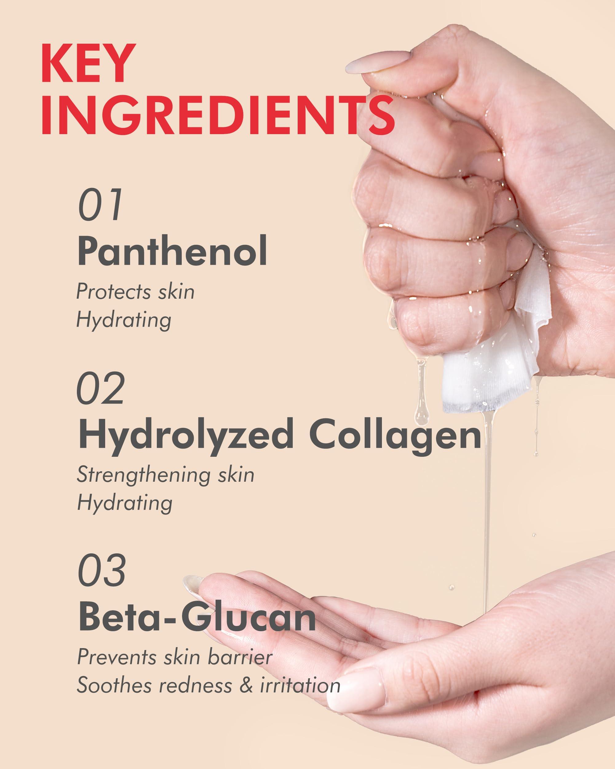 DERMAL DERMAL Rose Collagen Essence Korean Facial Mask Sheet Pack of 10 - Reviving Tired Skin, Soothing & Hydrating - Hypoallergenic Skin Friendly Sheet