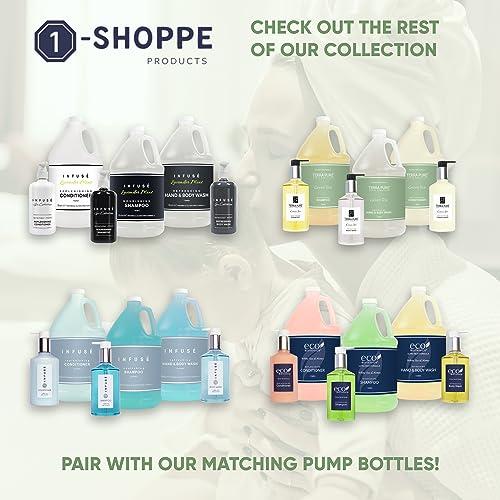 Terra Pure Terra Pure Hotel Hand & Body Wash Soap | Four Gallons | Designed to Refill Soap Dispensers (Set of 4)