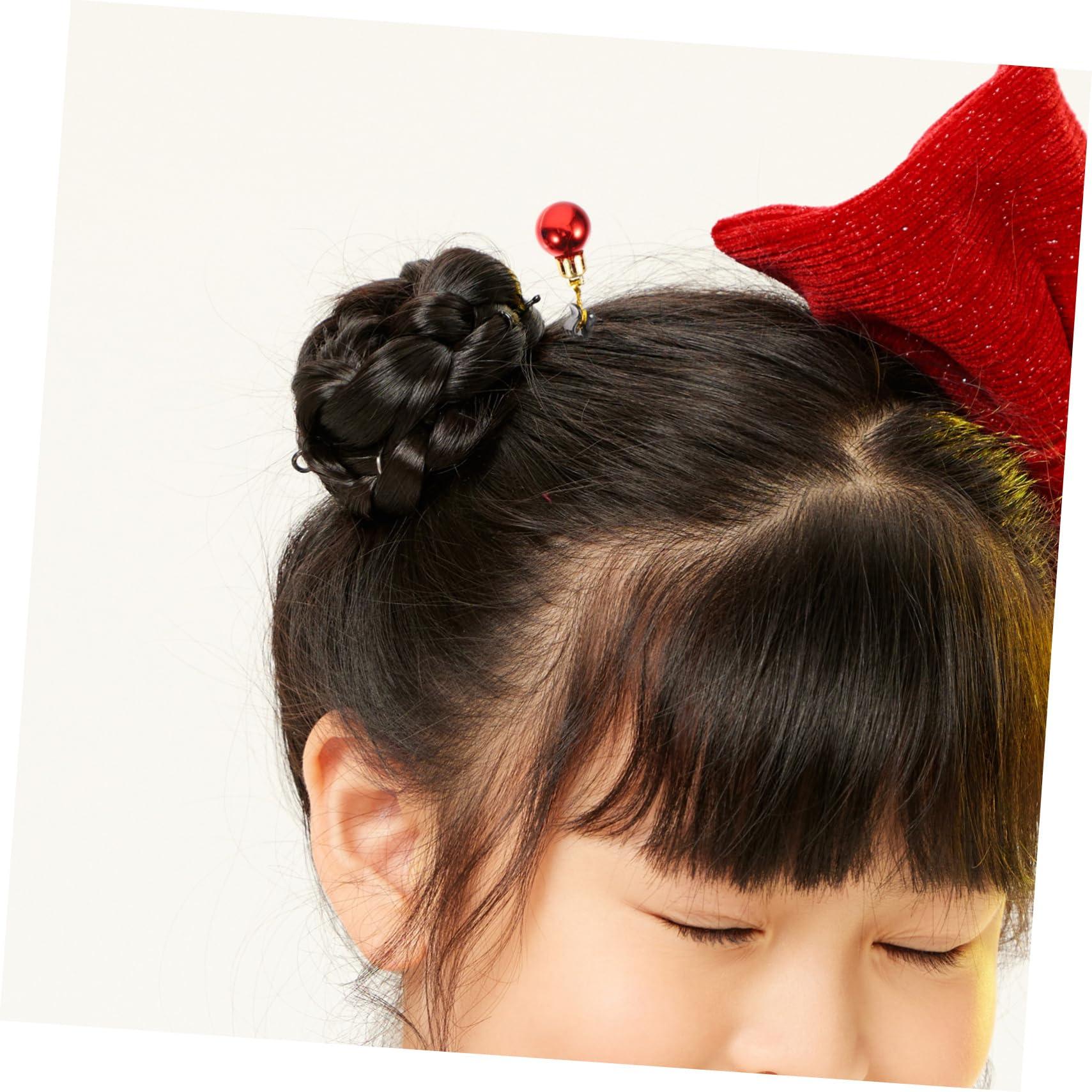 Ipetboom Ipetboom 12pcs Christmas Beard Clip Santa Claus Ornaments Adults Santa Beard Santa Claus Beard Glitter Xmas Hanging Ball Beard Bell Clip Santa Clause Ornaments Bright Light Hair Accessories