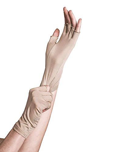 iluminage Skin Rejuvenating Gloves For Hand Wrinkle & Age Spots Reduction w/Copper Technology - (X-Small/Small)