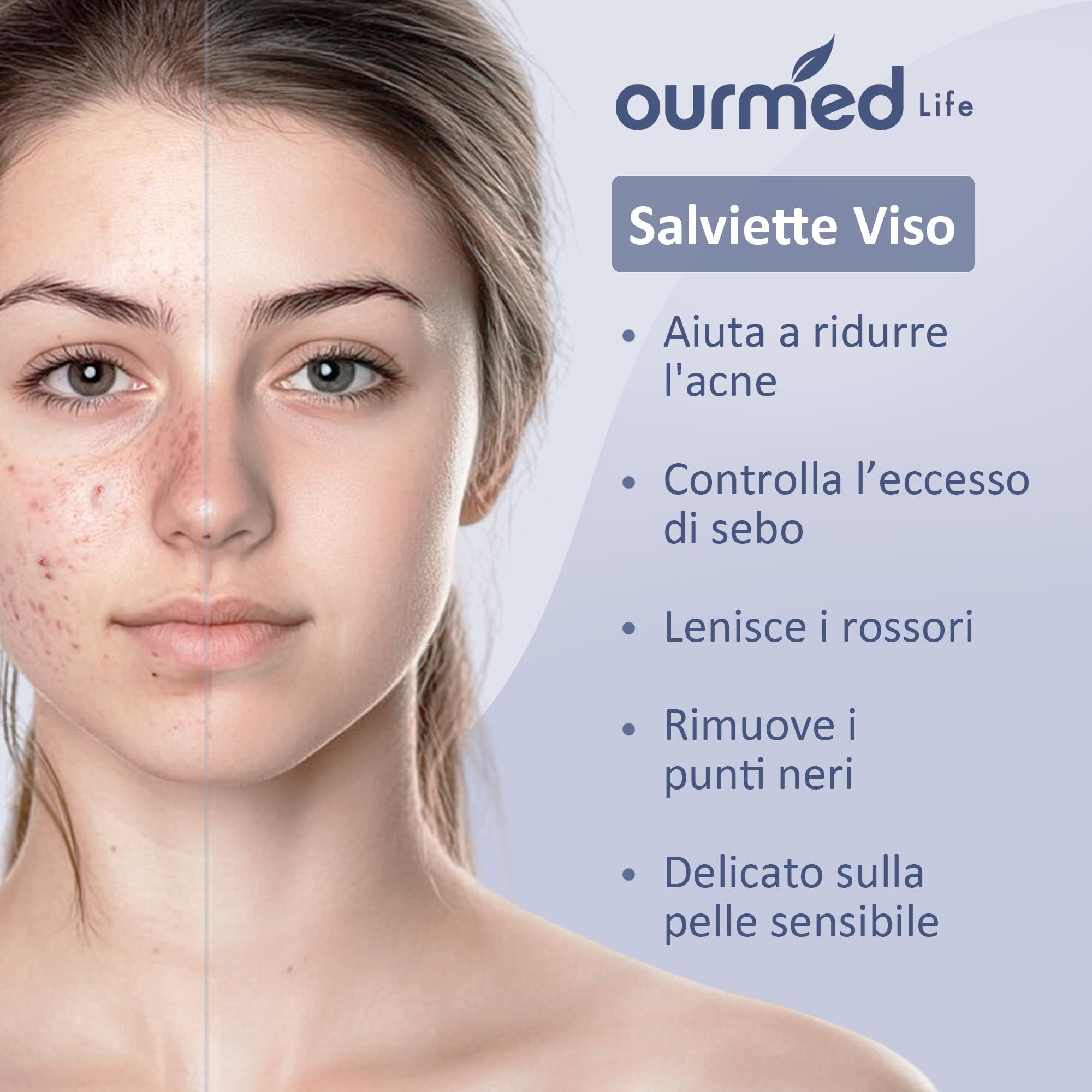 ourmed life Ourmed Life Disposable Face Towel, 300 Count Ultra Soft, Biodegradable Makeup Remover Wipes for Sensitive Skin, Clean Skincare Towels,Lint- free and Gentle Facial Towels for Daily UseEF Texture