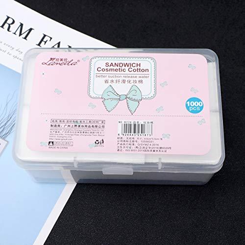 SOLUSTRE 2 Boxes of Non-Woven Cotton Pads Disposable Makeup Remover Cotton Practical Facial Puff