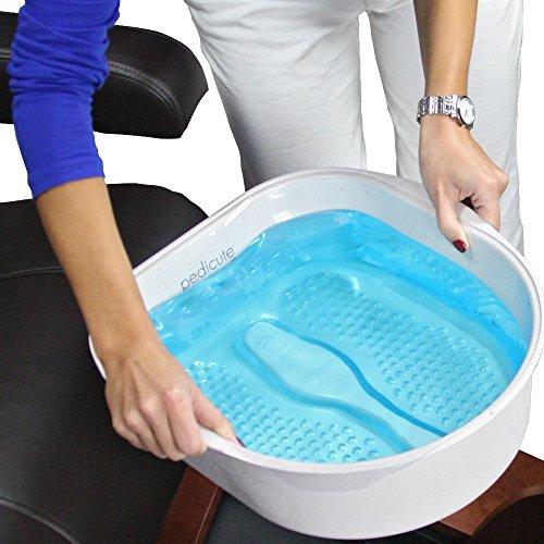 Continuum Pedicure CONTINUUM PediCute Portable Foot Spa - Eco-Friendly & Mobile Foot Bath that works like a Full Size Pedicure Spa (No Plumbing Needed)