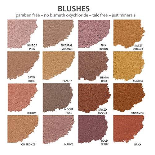 DEMÚRE Demure Mineral Blush Makeup (Spiced Mocha), Loose Powder Makeup, Natural Makeup, Blush Makeup, Professional Makeup, Cruelty Free Makeup, Blush Powder By Demure