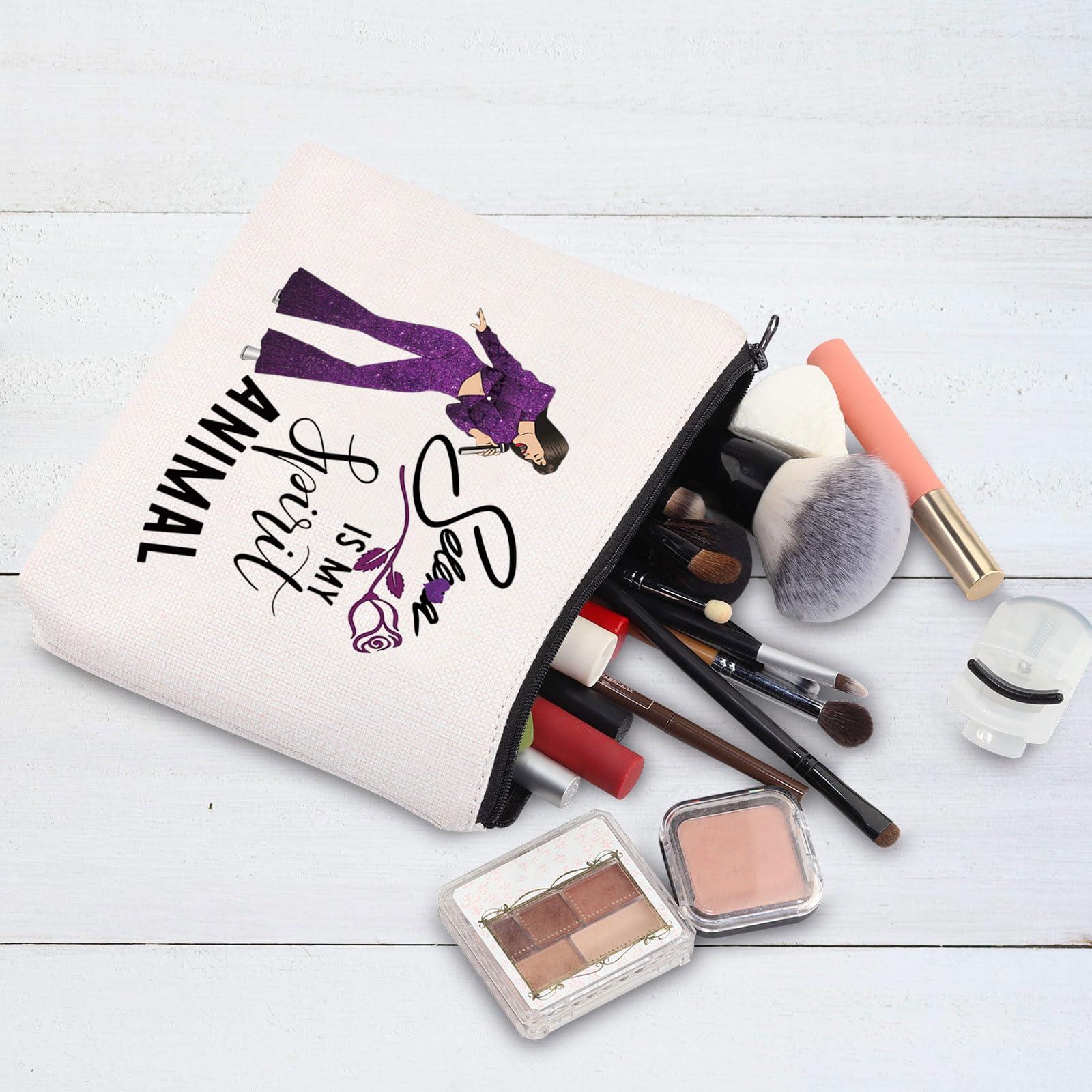 BWWKTOP BWWKTOP Singer Fans Cosmetic Makeup Bag Tejano Music Lovers Gift Singer Inspired Music Zipper Pouch Bag Singer Merchandise (Selen Spirit)