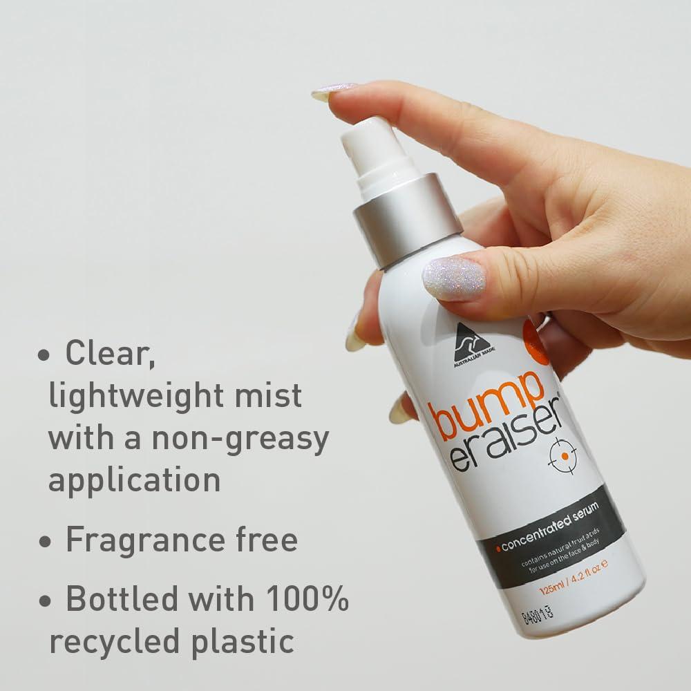 Bump eRaiser Bump Eraiser Concentrated Ingrown Hair Serum 4.2 fl oz for Ingrown Hair Treatment, Razor Burns and Razor Bumps