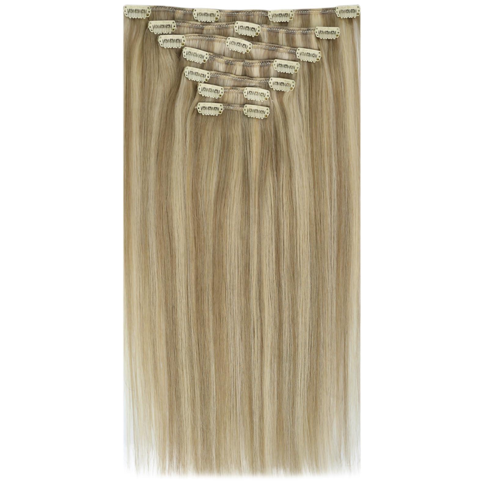 Bella Hair Bella Hair 613 Remy Virgin Human Hair Weave, Russian Blonde Human Hair Bundles Body Wave (2 Pieces 24inch)