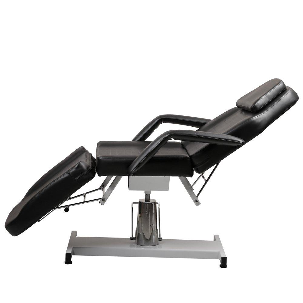 ColdBeauty New ColdBeauty Black Facial Massage Table Bed Chair Beauty Salon Equipment