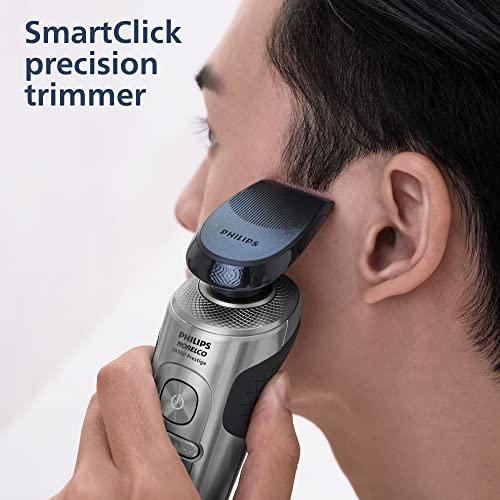 Philips Norelco Philips Norelco S9000 Prestige Electric Shaver with Qi-Charger, Precision Trimmer and Premium Case, SP9872/86