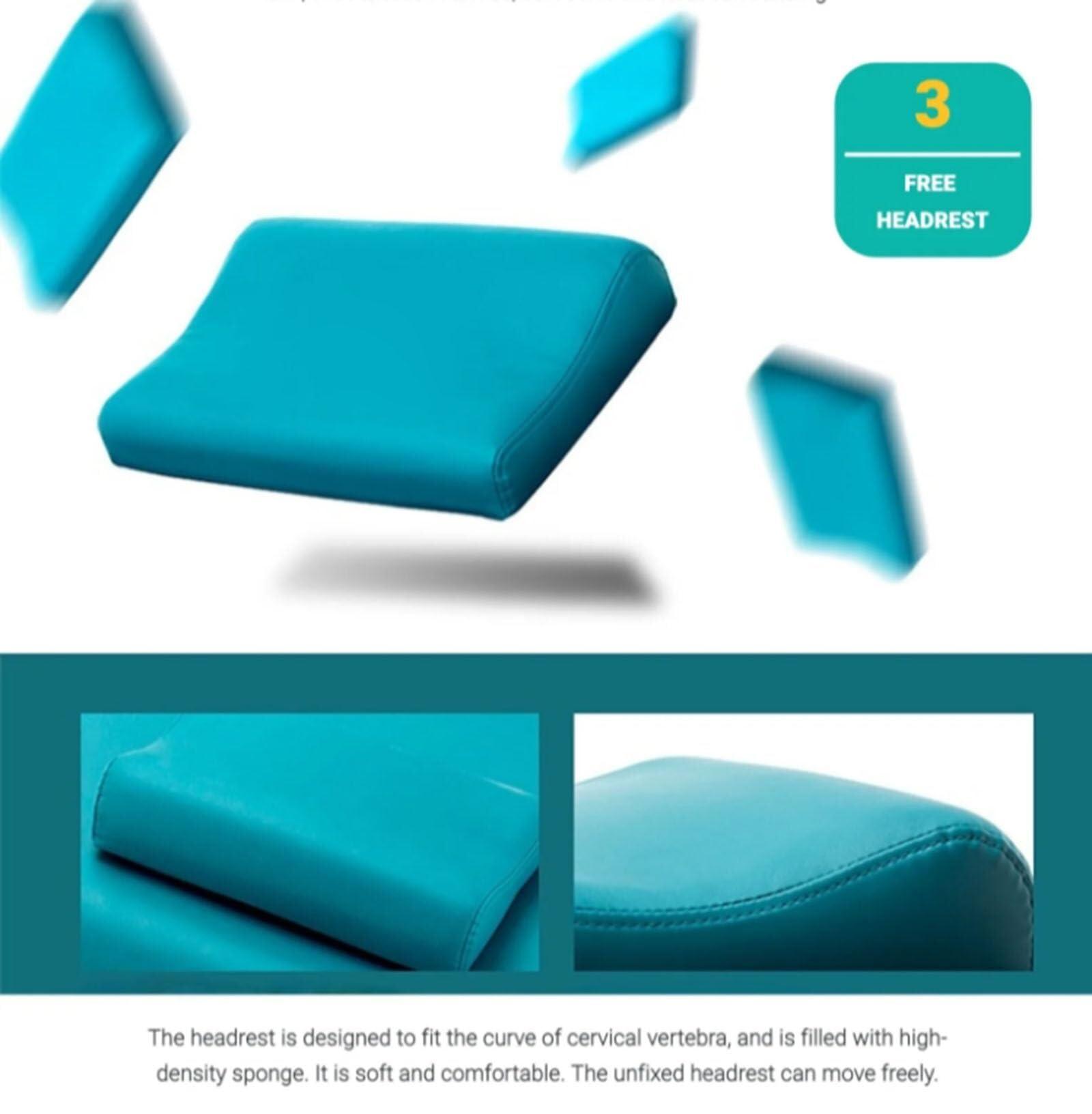 NinthAvenue Basics Professional Massage Table Massage Bed Spa Bed Portable 2 Folding W/Carry Case Table Heigh Adjustable Salon Bed, Black