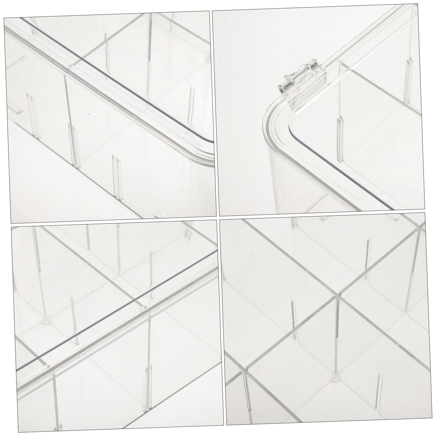 FOMIYES FOMIYES Makeup Organizer Dividers Travel-friendly Desk Countertop Stylish and Functional Lipstick Storage Box