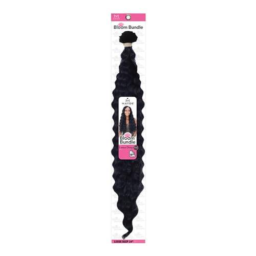 Mayde Beauty Mayde Beauty Bloom Bundle Weave LOOSE DEEP 24\" (1-Pack, 530 Medium Burgundy)