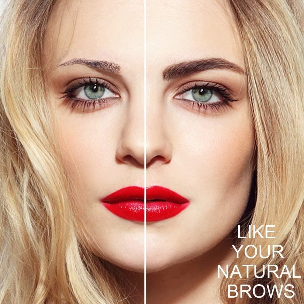 Linkinghome Eyebrow Stencils & Eyebrow Pencil, 30 Eyebrow Shaper Kit, Reusable Eyebrow Template With Strap & Eyebrow Razor, Waterproof Eyebrow Pen, 3 Minutes Makeup, Suitable for 98%