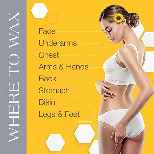 GiGi GiGi Multi-Purpose Hair Removal Wax Warmer Kit, 14 oz AND Satin Smooth Zinc Oxide Hair Removal Wax 14oz.