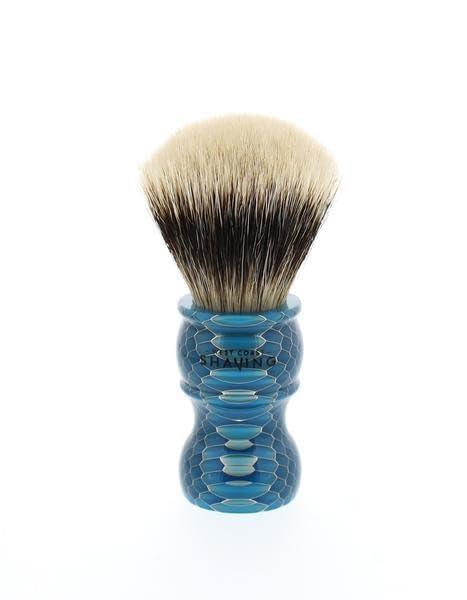West Coast Shaving West Coast Shaving Finest Badger Shaving Brushes, Honeycomb, 26mm (Blue, 26mm)