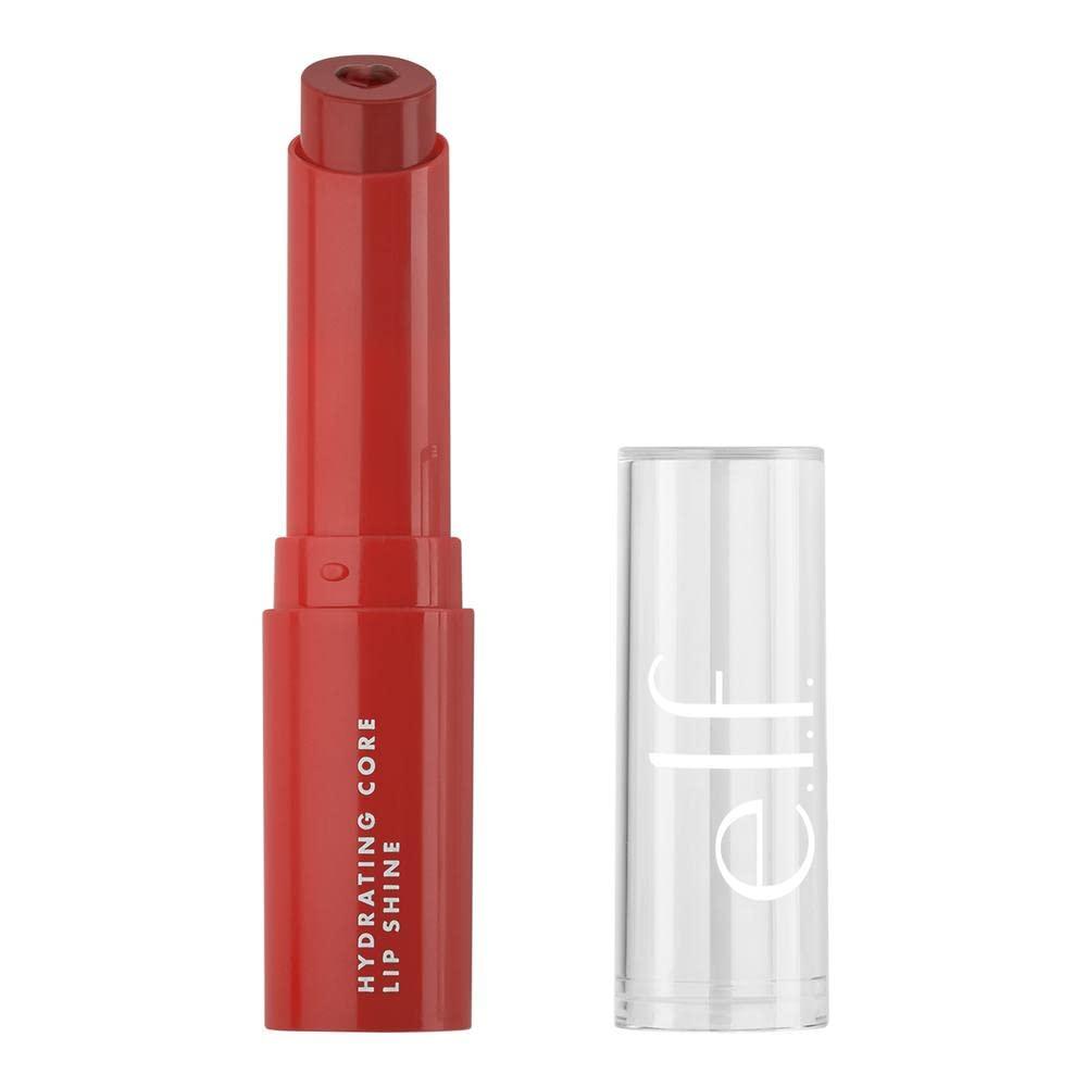 e.l.f. e.l.f. Hydrating Core Lip Shine, Conditioning & Nourishing Lip Balm, Sheer Color Tinted Lip Moisturizer, Giddy, 0.09 Oz