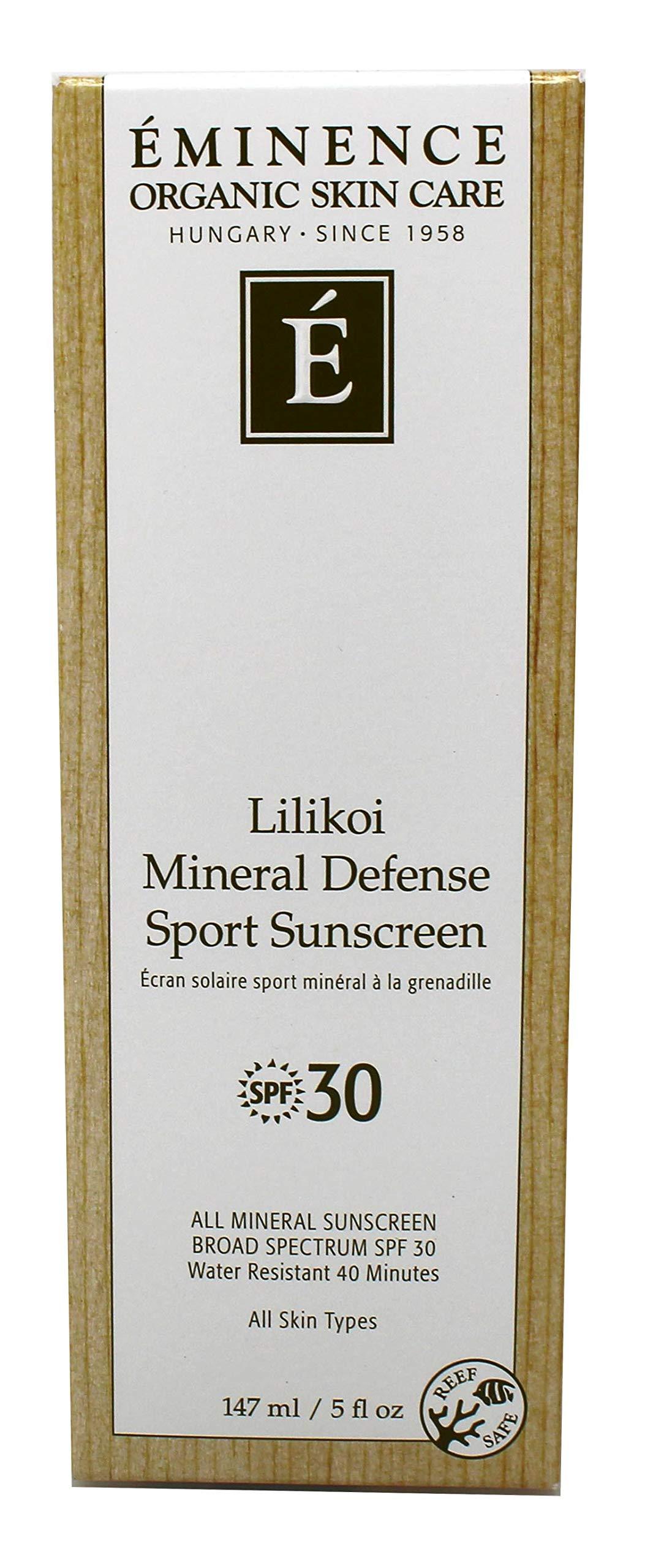 Eminence Lilikoi Mineral Defense Sport SPF 30 by Eminence for Unisex - 5 oz Sunscreen