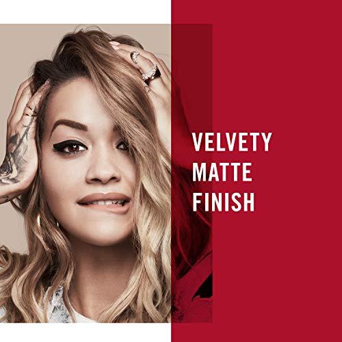 Rimmel Rimmel London Stay Matte Liquid Lip Color with Full Coverage Kiss-Proof Waterproof Matte Lipstick Formula that Lasts 12 Hours - 708 Mwah, .21oz