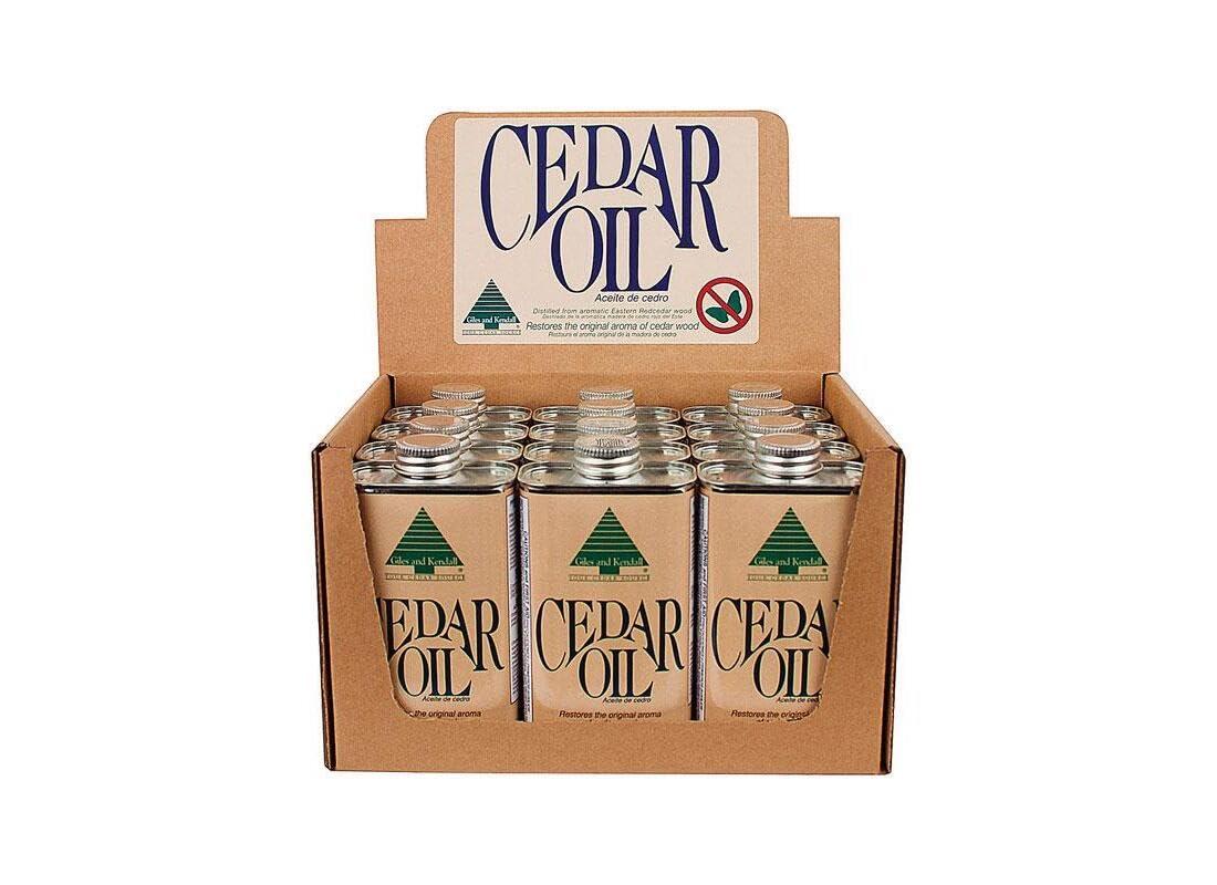 Giles & Kendall Inc Giles & Kendall Low Luster Clear Oil-Based Cedar Oil 8 oz.