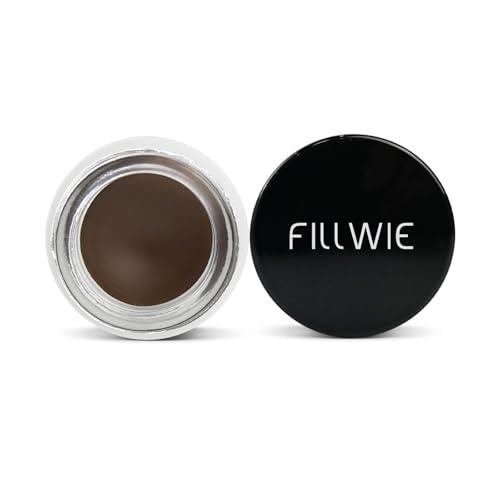 Fillwie Dark Brown Eyebrow Pomade, Eye Brow Wax for Women, Long lasting Smudge proof Ideal, for Precision Eyeliner and Brow Definitio