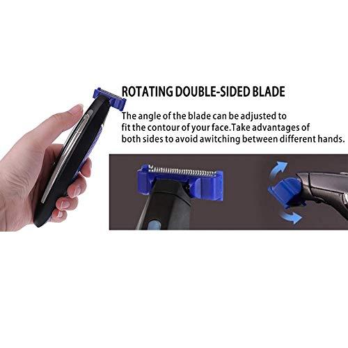 Vini Replacement Heads for Old Version of Microtouch Solo Mens Shaver Electric Micro Trimmer (Pack of 4)