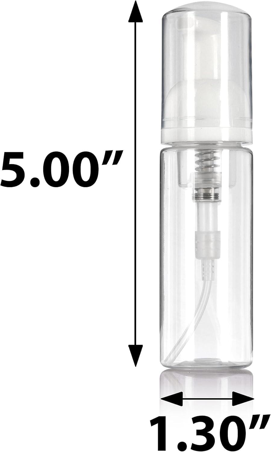 JUVITUS JUVITUS 8 oz Cobalt Blue Boston Round Glass Bottles with Black Lotion Pump (4 pack) + Travel Foamer Bottle