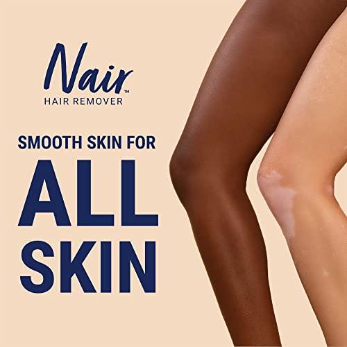 Nair Nair Hair Remover Moisturizing Face Cream, with Sweet Almond Oil, 2OZ (Pack of 2)