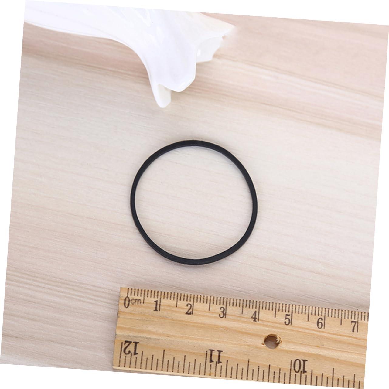 Beavorty Beavorty Elastic Rubber Bands Hair Ties Hair Ribbons Black