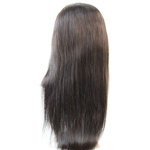 DaJun Cheap Front Lace Wig Malaysian Virgin Remy Human Hair Natural Straight Color #2