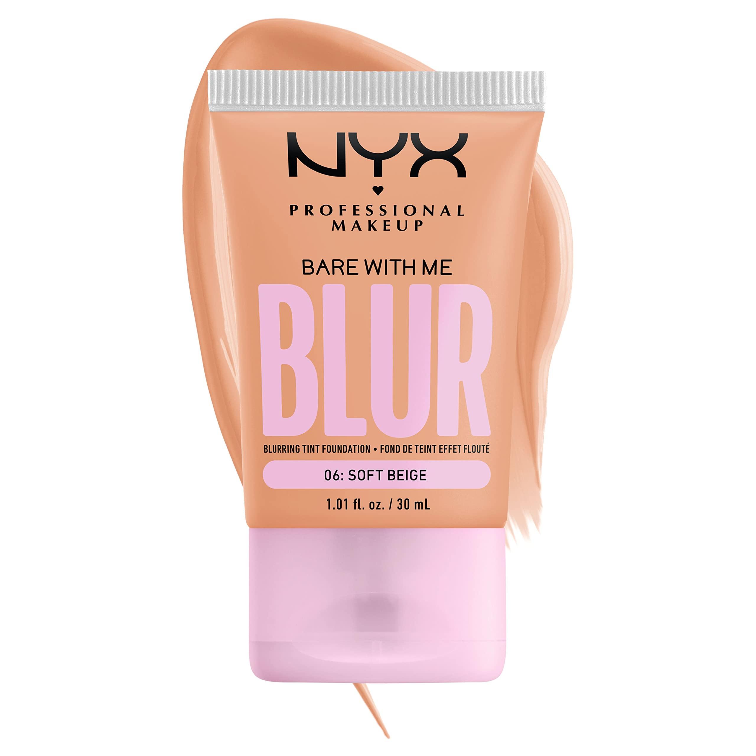 NYX PROFESSIONAL MAKEUP NYX PROFESSIONAL MAKEUP Bare With Me Blur Skin Tint Foundation Make Up with Matcha, Glycerin & Niacinamide - Soft Beige