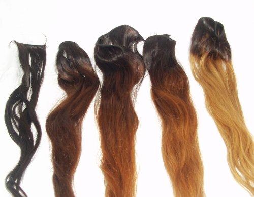 KrisKlank 100% Virgin Indian Remy Weft Hair Extension- Natural Brown- Body Wave - 18 Inches- 100 Grams