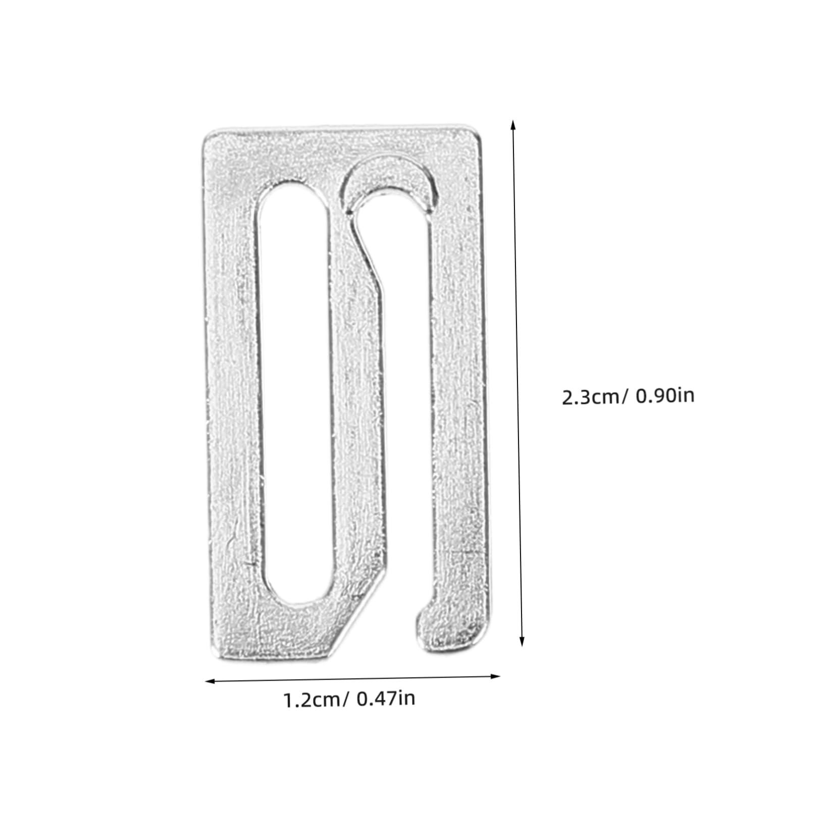 HONMEET HONMEET 10pcs Hair Apron Button Trimmer Hairstylist Barber Cape Braiding Hair Rack Hair Salon Cape Apron Clip for Haircut Barber Kit Convenient Barber Cape Clip Man Razors Iron Silver