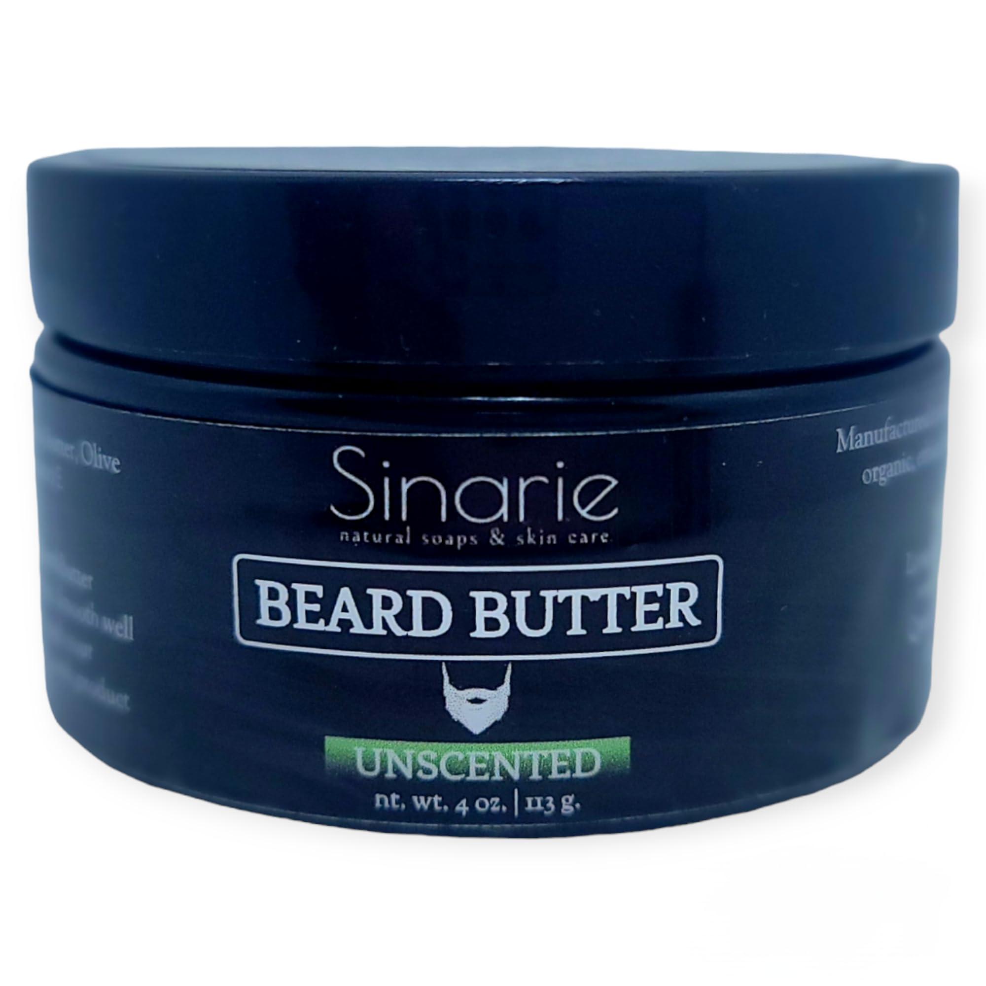 Sinarie Sinarie Whipped Beard Butter for Men - Hydrating Nourishing Repair for Hair, 4 oz., 1 count - Beard Conditioner, Beard Butter, Beard Oils, Beard Balm