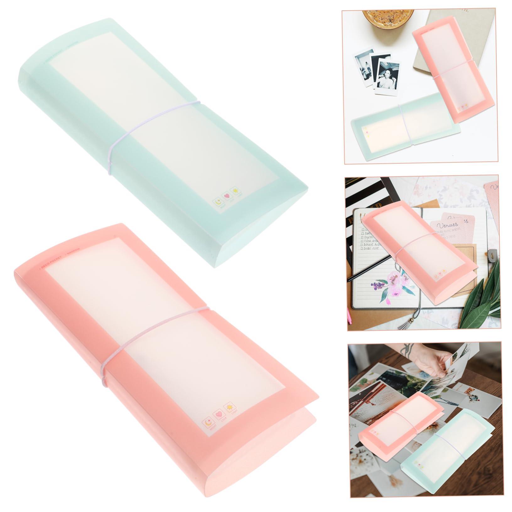 COLLBATH COLLBATH Sticker Display Book Stamp Organizer Binder Sticker Storage Album Coupon Storage Album for Scrapbook and Student Supplies