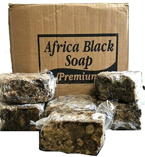 Kyabo Raw African Black Soap 10 lb. - 100% Pure Natural Organic From Ghana | Body Wash, Face Cleanser, Hair & Soap Bulk