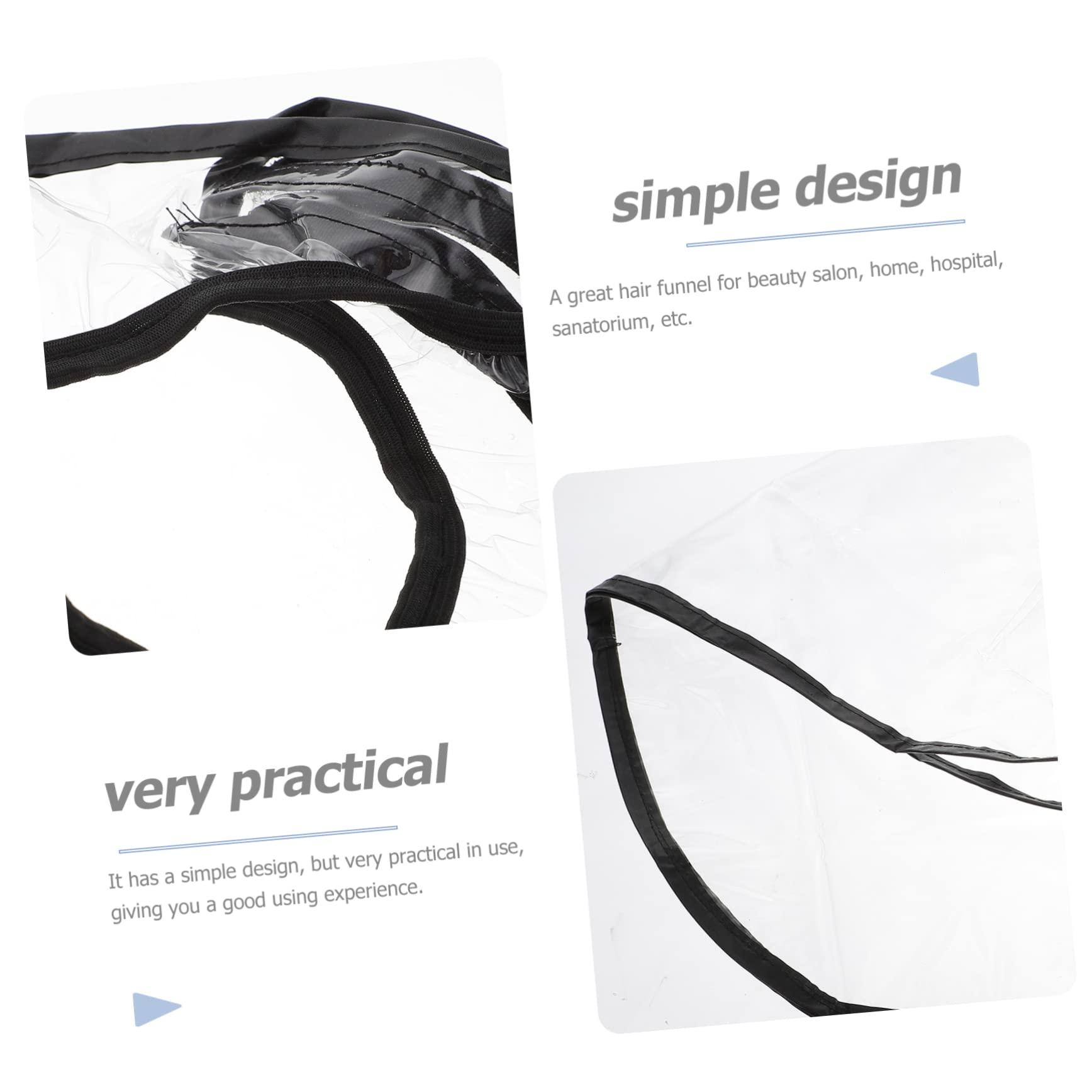 Beatifufu Beatifufu Hairdressing Cape Hair Shampoo Funnel Set 2 Pack Highlights Hair Cap Protects Eyes Skin for Coloring Styling