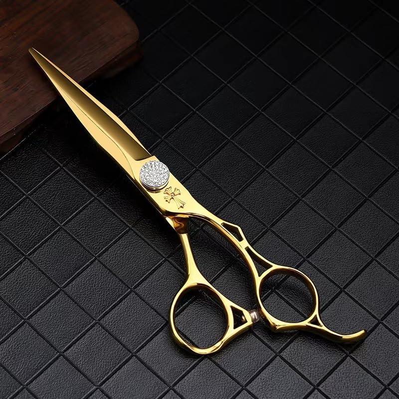 SKipdr Hair Cutting Scissors, Salon 6.0 Professional Hair Scissors Hairdressing Scissor Cutting Thinning Barber Shears Set