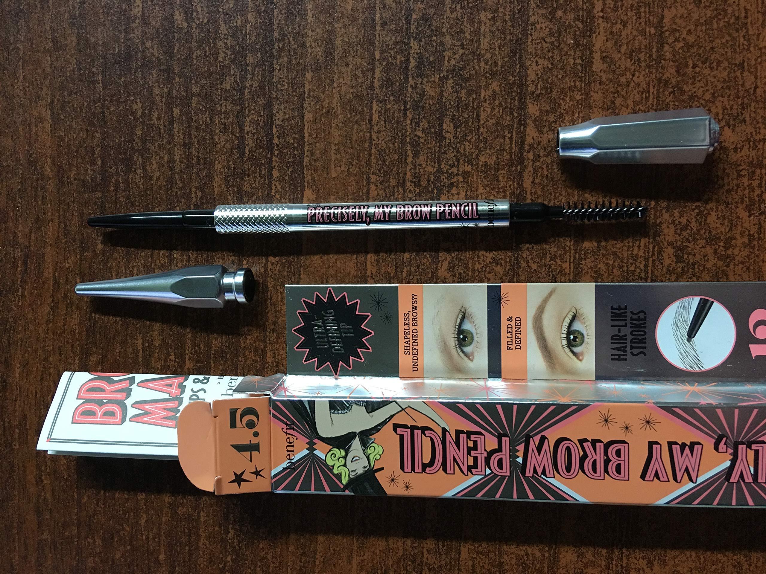 Benefit Benefit Precisely, My Brow Pencil Ultra Fine Brow Defining Pencil # 4.5 Neutral Deep Brown, 0.02 Ounce