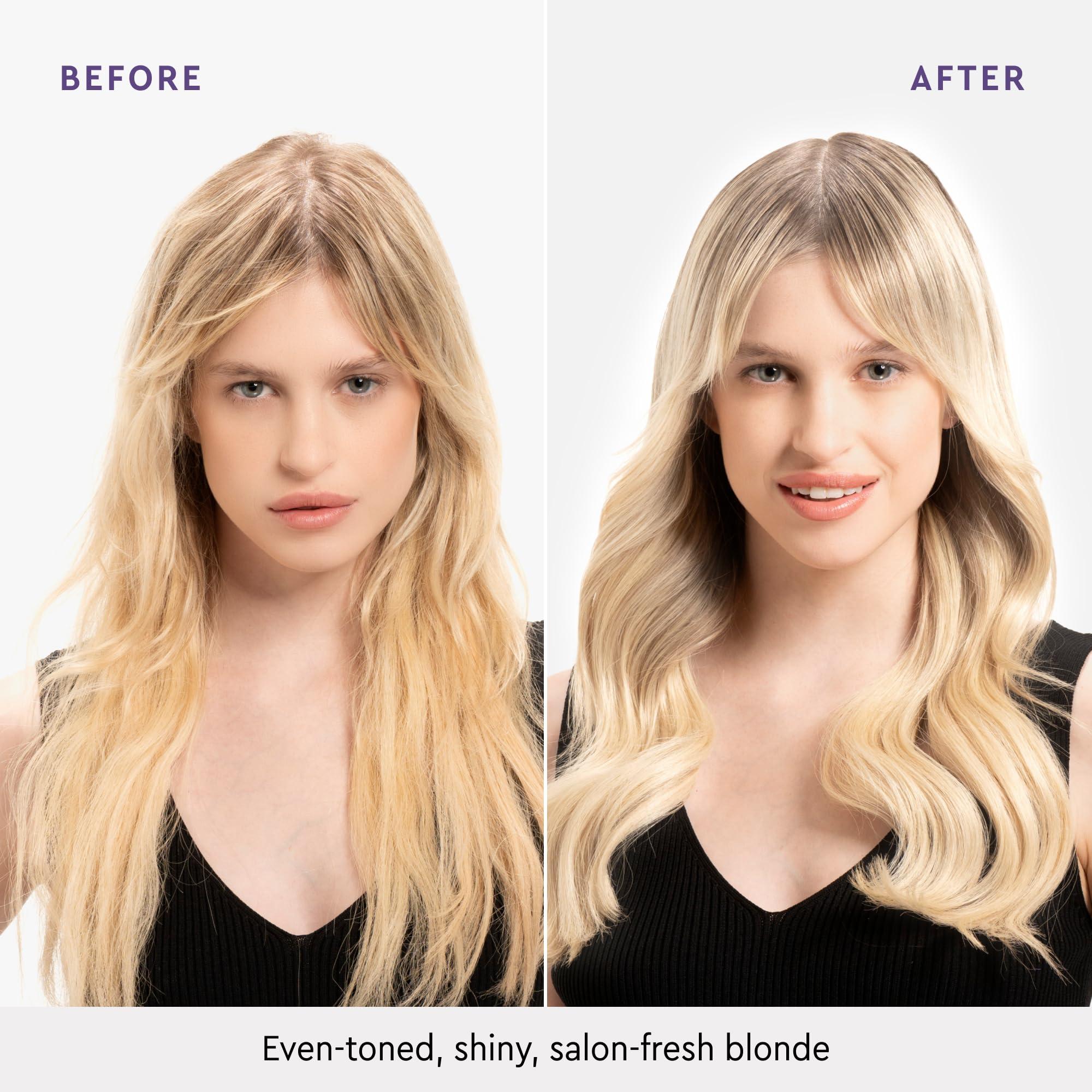 LA PUISSANCE LA PUISSANCE Silver Toning Purple Hair Mask for Blonde Hair & Gray or white Hair - Intense Hydration & Toning - Neutralizes Brassiness, Revives Shine, Softens & Hydrates - For Home and Salon Use