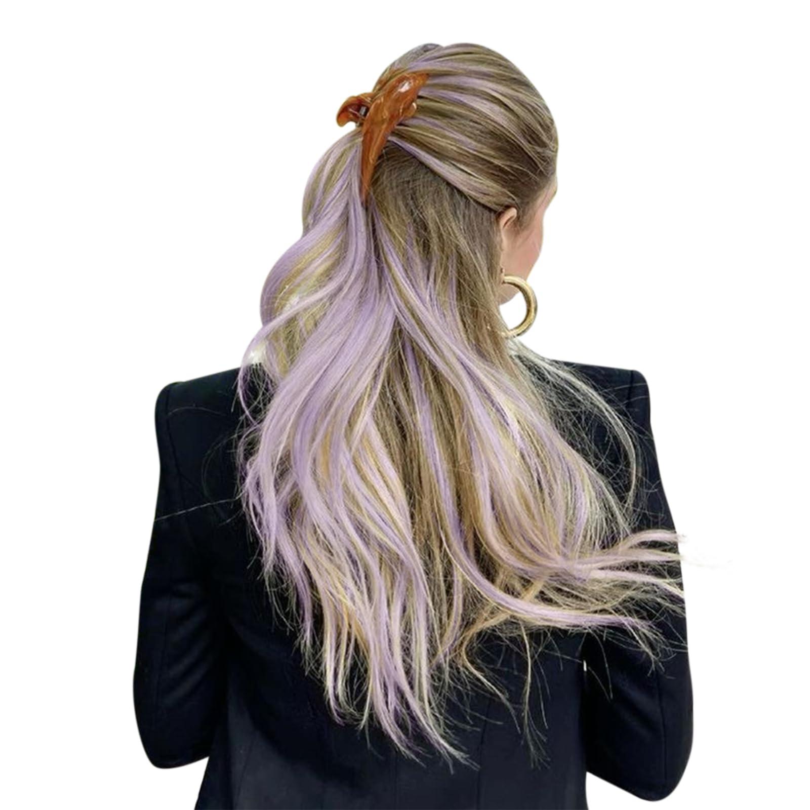 Moresoo Moresoo Purple Tape in Hair Extensions 16 Inch 10Pcs/25G Lavender Purple Hair Extensions for Any Occasion-Wedding,Party,School, No Age Limit